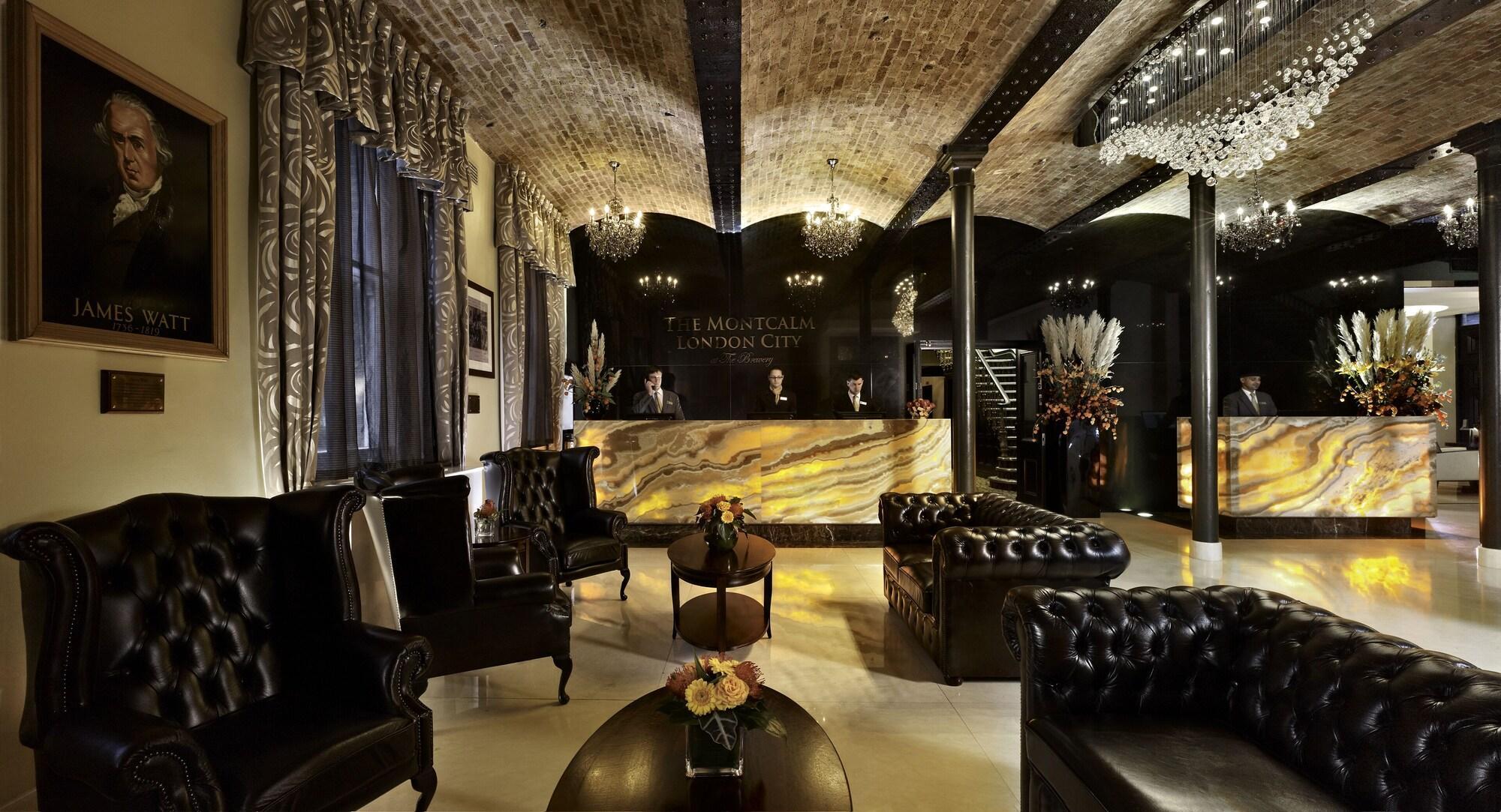 Montcalm Brewery, London City Екстериор снимка The Hotel's lobby